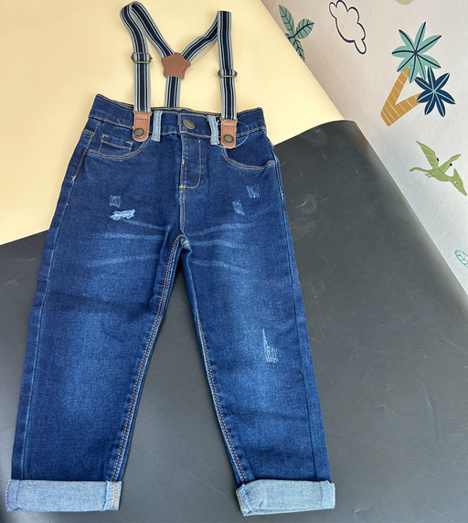 Detachable Suspenders Jeans