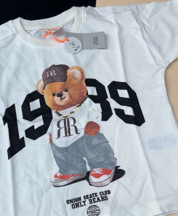 River island bear Tshirt