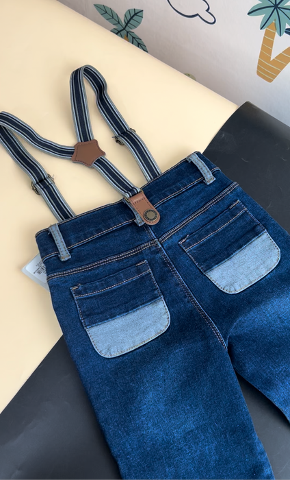 Detachable Suspenders Jeans