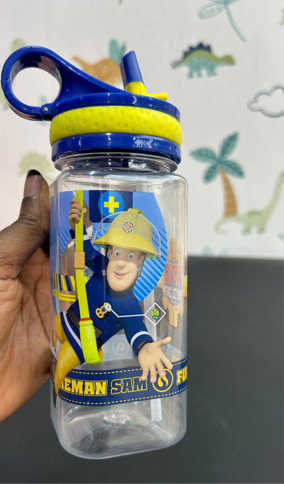 Fireman Sam Straw Bottle