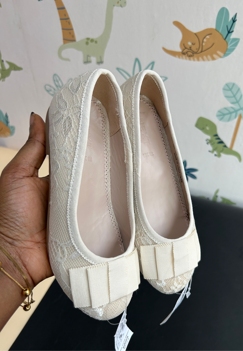 Ivory Lace Shoes