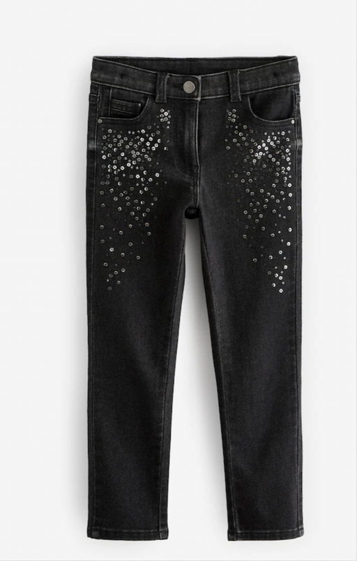 Black Sequin Jeans