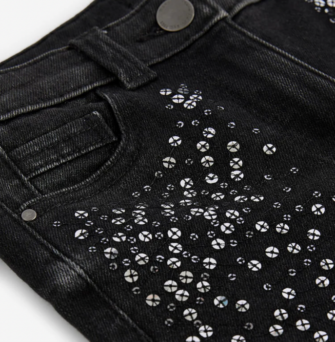 Black Sequin Jeans