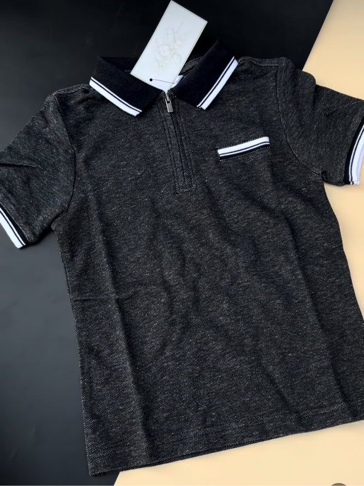 Zipper polo