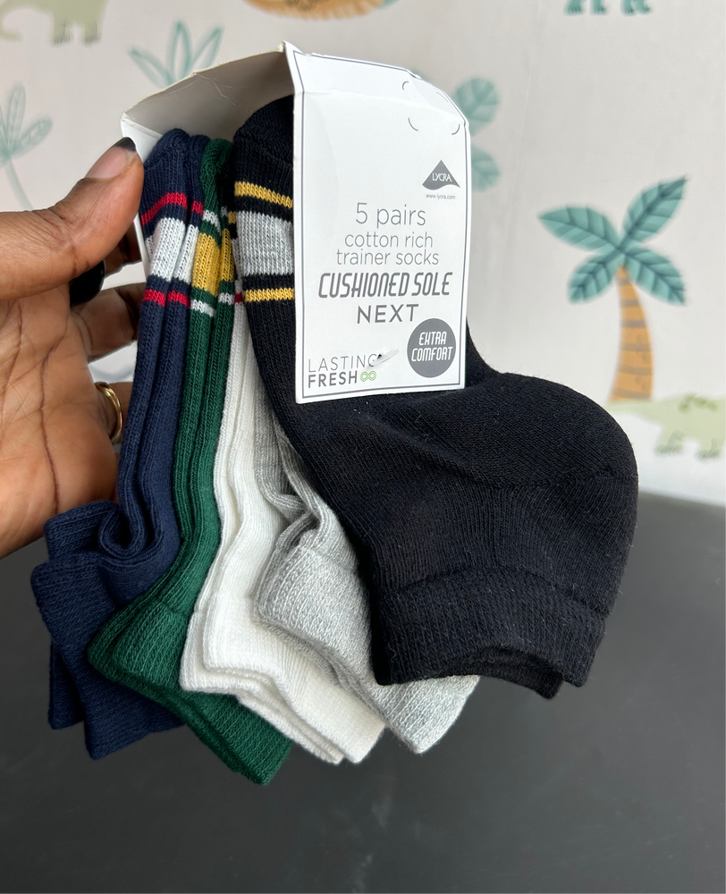 Cotton Trainer socks(5pack)