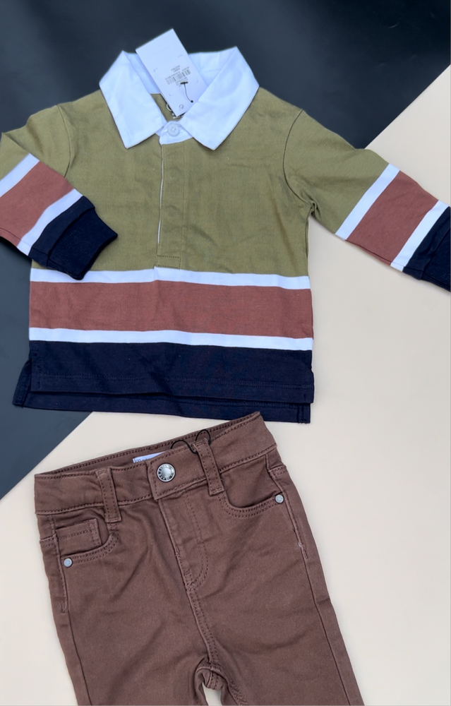 Polo & jeans set